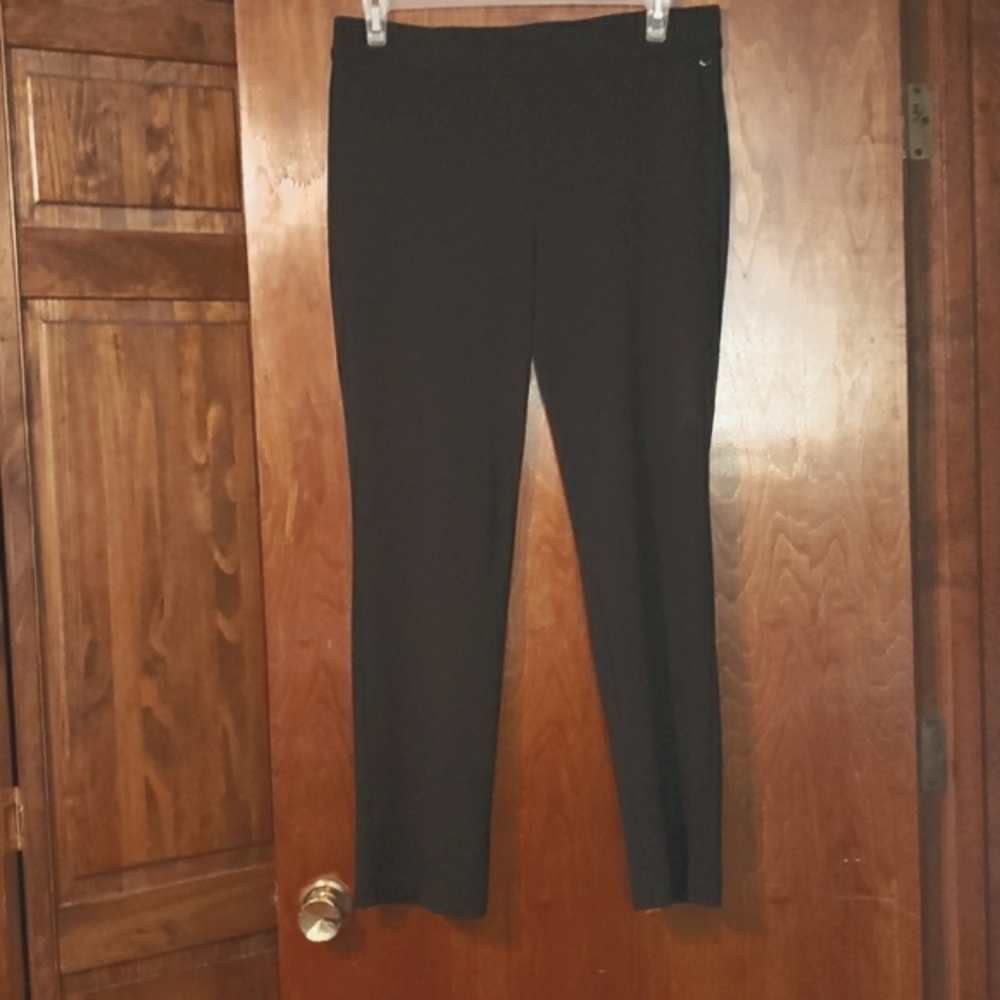 '89+Madison' Jet Black Dress Pants